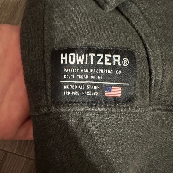 Howitzer Style Patriot MFG Men's Size Small Black & Dark Gray "We the People" - Picture 2 of 5